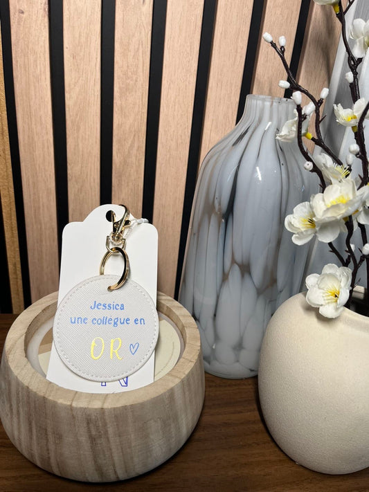 Porte clé similicuir